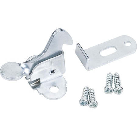 Hardware Resources Zinc Finish Elbow Catch Polybagged with Screws EC01-ZN